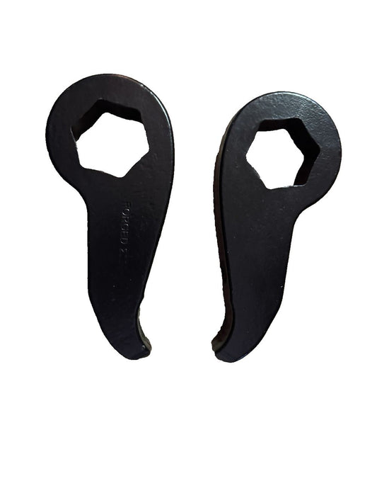 2" 2020-2024 Chevy Silverado 2500HD/3500HD Torsion Bar Keys by Cognito – a pair of black plastic bottle openers