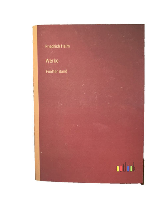 Werke: Fnfter Band, DaveyDooDeals – a red book with a yellow cover and a black title