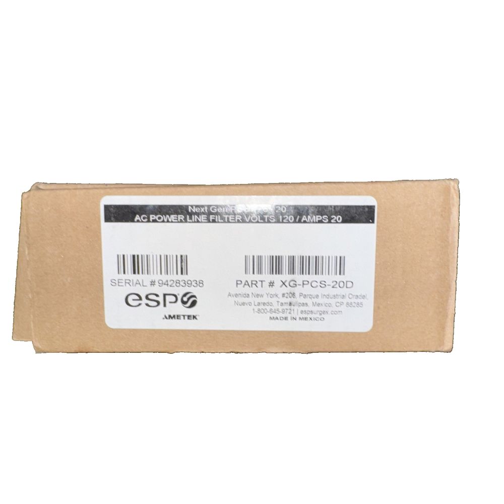 ESP Next Gen Surge Protector/Noise Filter/Power Monitor, (Model # XG-PCS-20D) – a box of the new g2x - c - c - c - c - c -