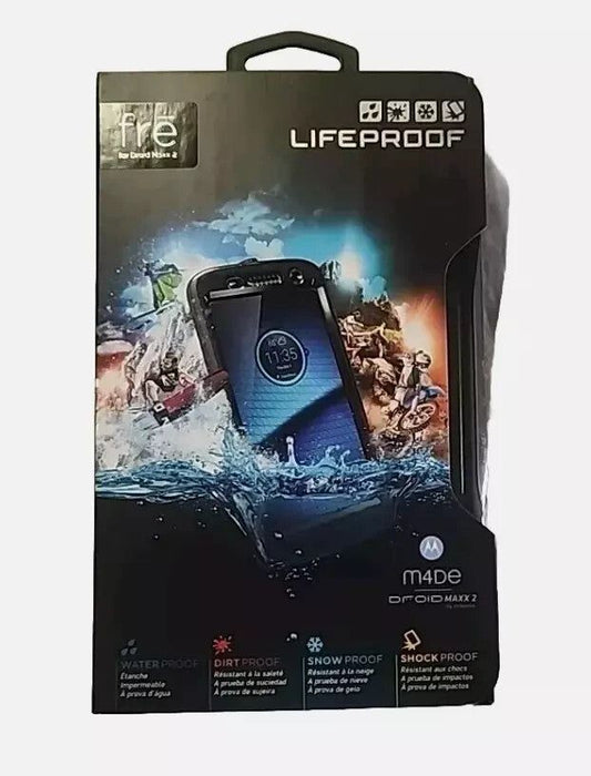 Lifeproof Fre Case for Droid Maxx 2 - Waterproof, Rugged & Lightweight Blacks – the box for the i - pro waterproof phone