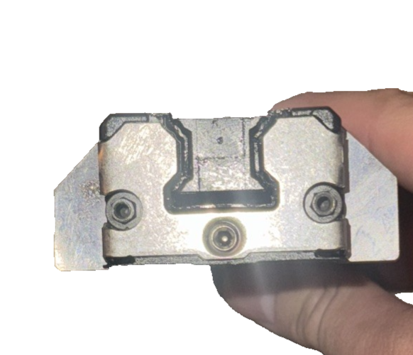 Rexroth R165321420 Carbon Steel Ball Runner Block 107.9mmL 70mmW 29.9mmH NOP
