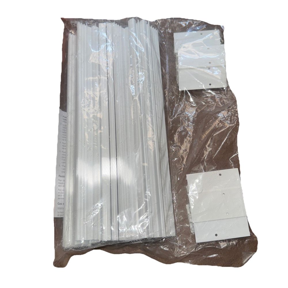 Embassy Suspended Ceilings Rails and Anchors 10 Pack Of Each – a package of plastic sheets and a plastic sheet