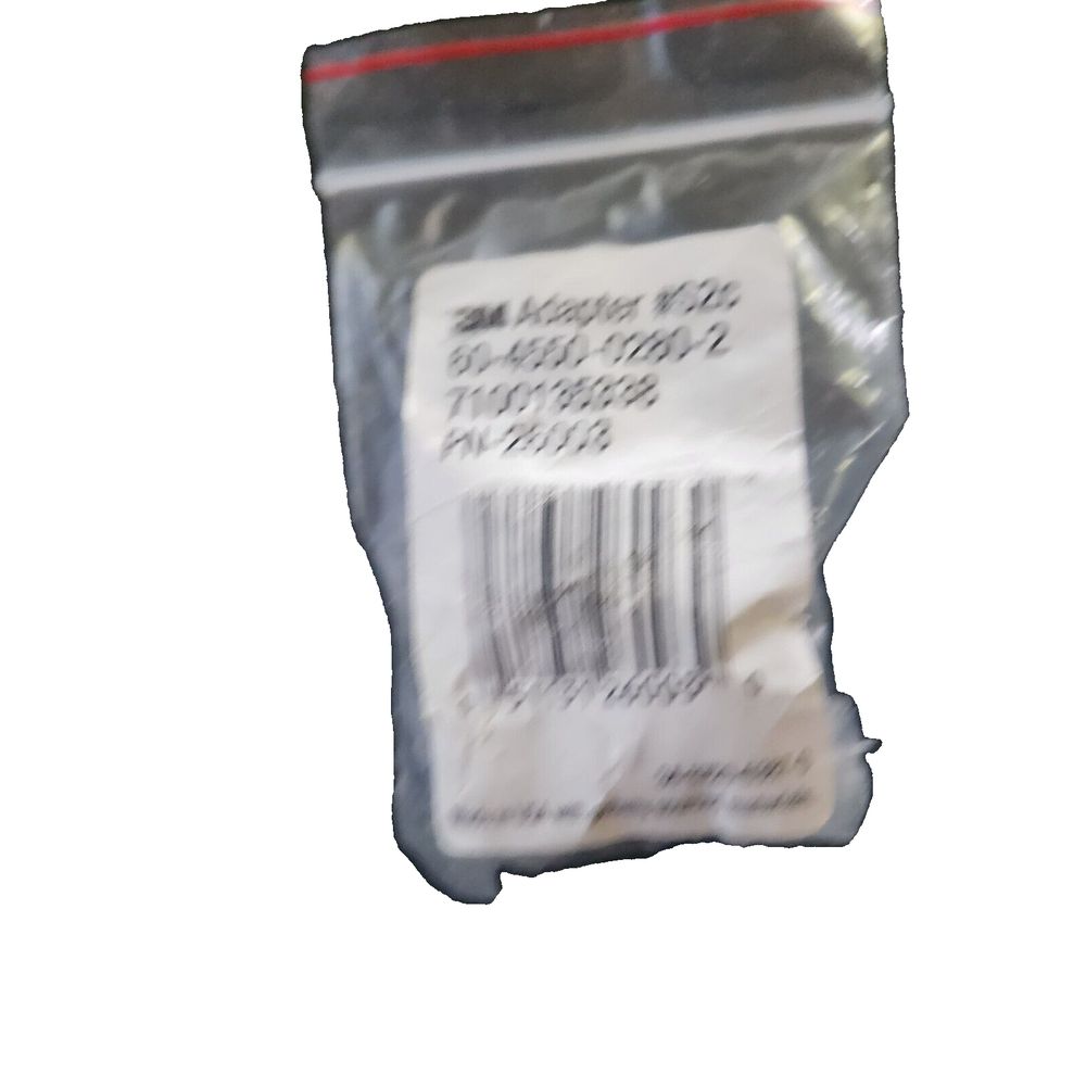 3M 26003 PPS 2.0 Spray Gun Adapter 16 mm Female, 1.5 mm Thread, 1 Pack – a bag of white plastic bags with a red stripe