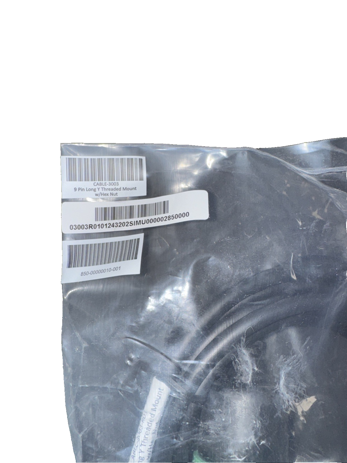CABLE-3003 9-PIN Long Y Threaded Mount W/Hex Nut #850-00000010-001 Motive