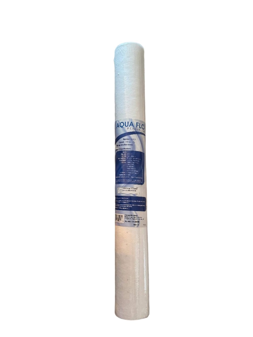 Aqua Flo Platinum Polypropylene Melt Blown P-PMB Series 36206, DaveyDooDeals – a roll of clear poly poly poly