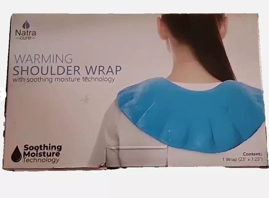 Natra Cure Warming Shoulder Wrap - Soothing Moisture Technology Pain Relief for, Natracure – a box of cold - weather cooling wraps