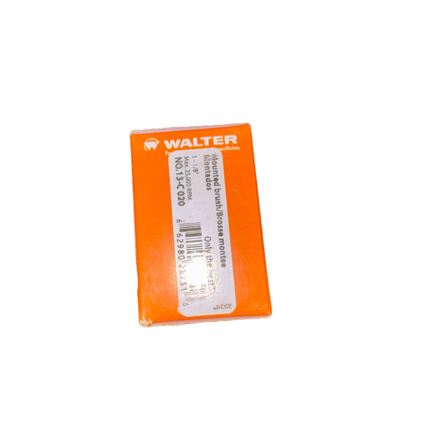 Walter MOUNTED WIRE BRUSH, TWIST-KNOT, 1 1/8 X 1/4 X .020 X 1/4 SHAFT