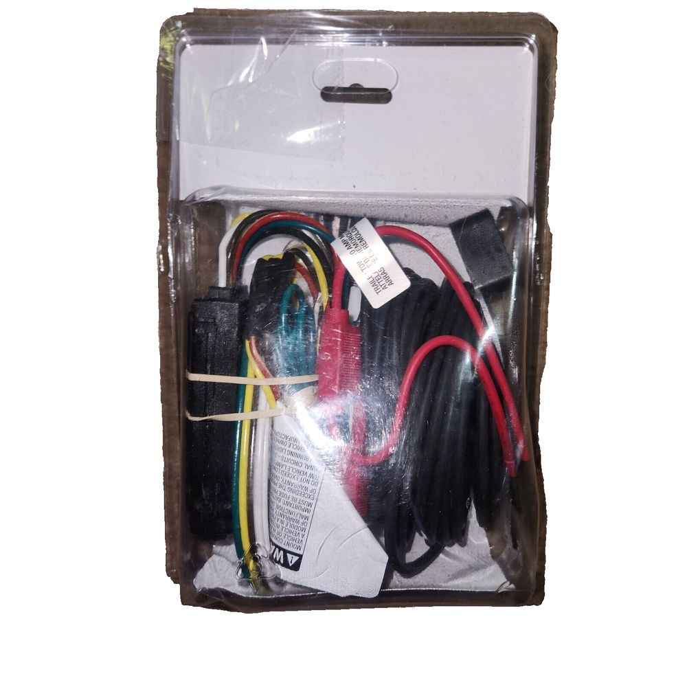 CURT 56430 Vehicle-Side Custom 4-Pin Trailer Wiring Harness, Fits Select Lexus E – a box with a pair of headphones and wires