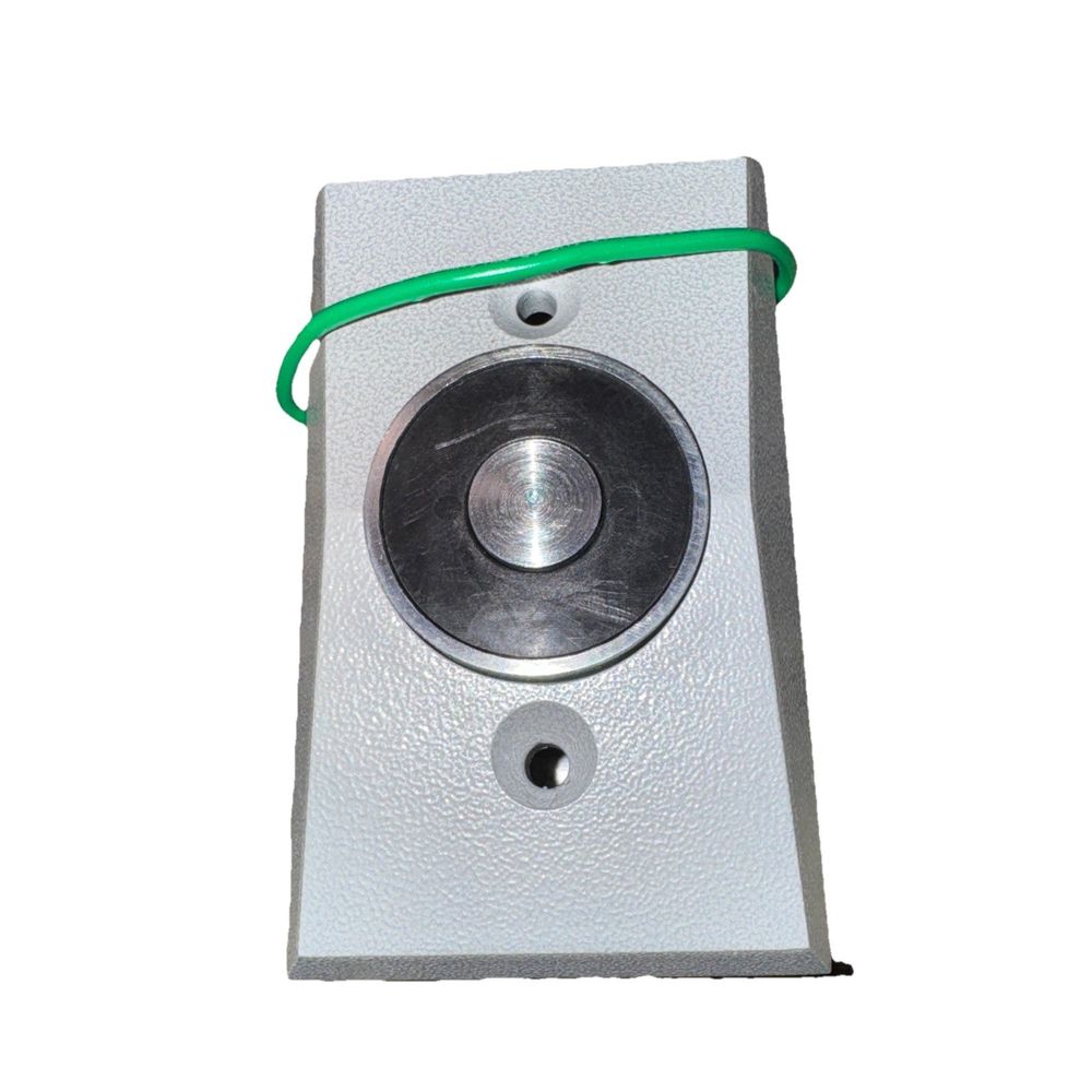 1508-AQN5 Surface Wall Mounted Electromagnetic Door Holder ( No Hardware), DaveyDooDeals – a white plastic box with a green handle