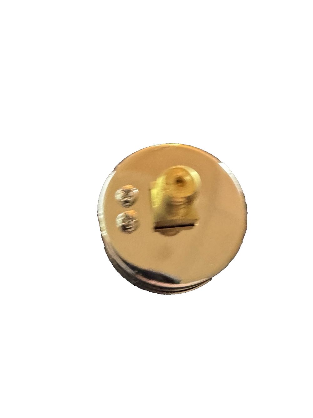 Mindman One-Point Pressure Gauge PG40W – High-Quality Industrial Pressure – a button with a small yellow button on it