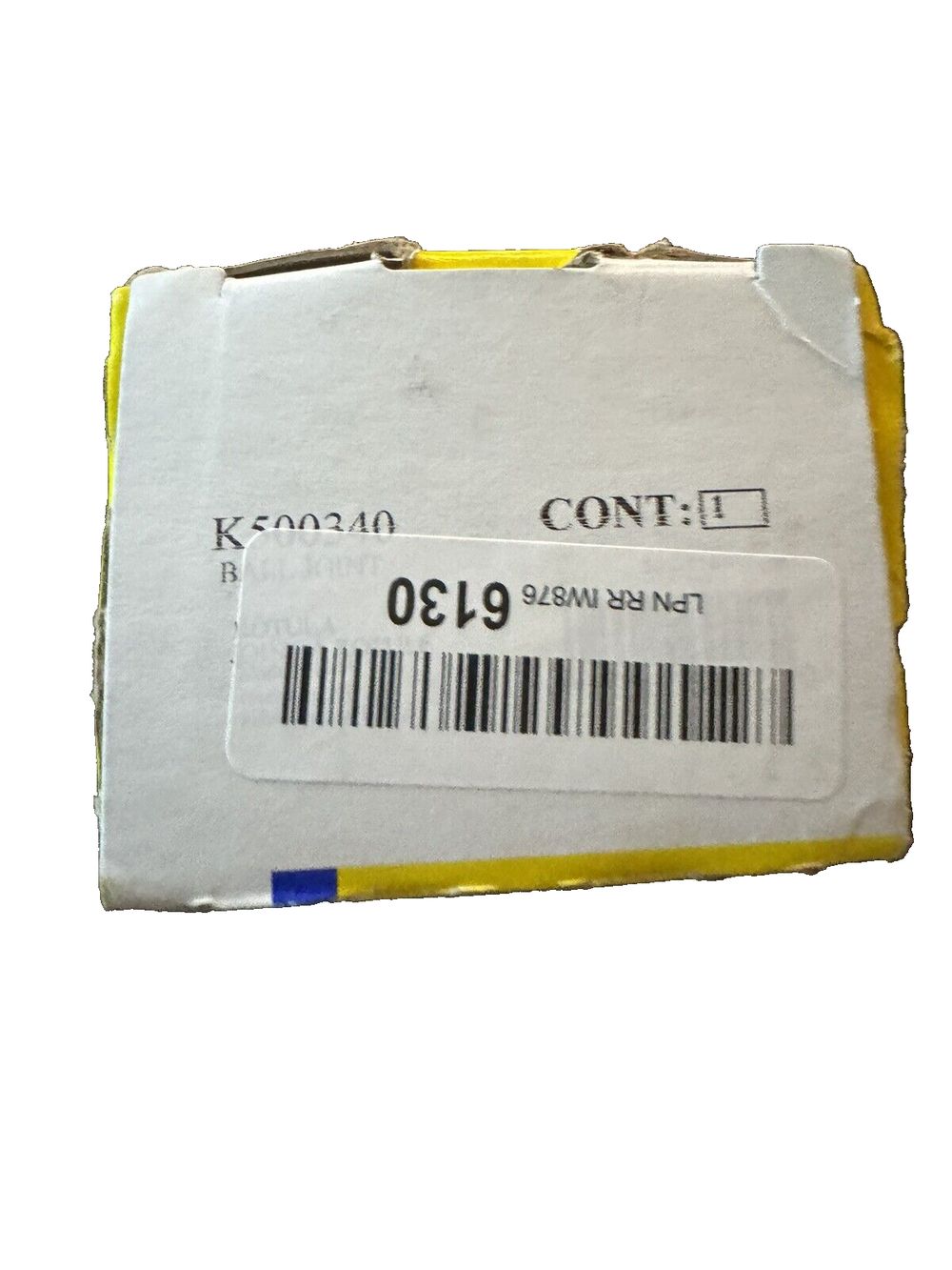 MOOG K500340 Front Upper Suspension Ball Joint for Chevrolet Silverado 1500 – a box of white paper with a barcode on it