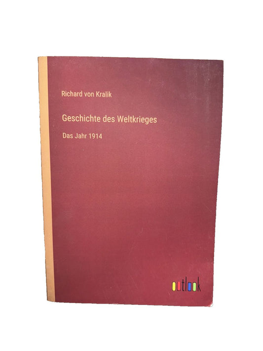 Geschichte des Weltkrieges: Das Jahr 1914, DaveyDooDeals – the cover of the book gechtes werkes