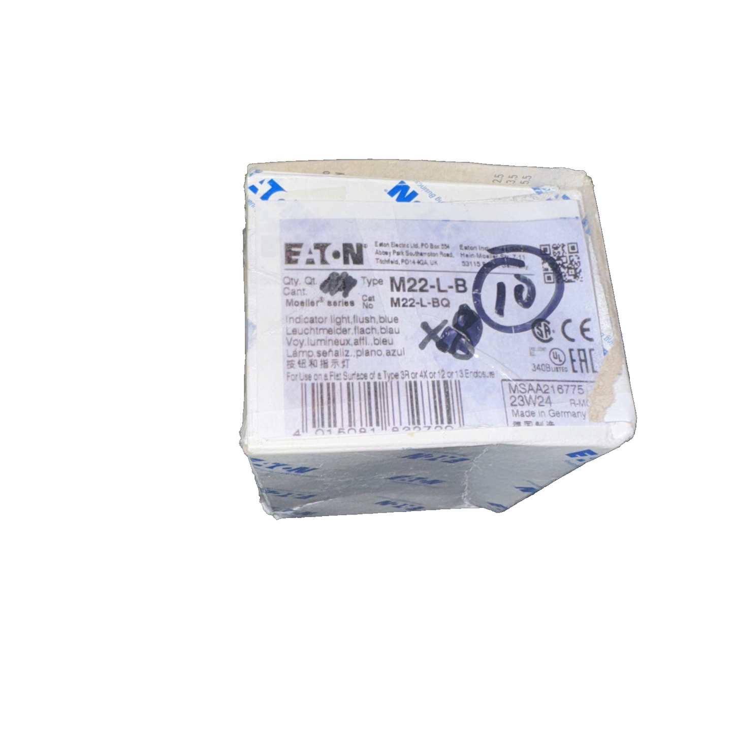 M22-l-b Eaton Corporation Pilot Devices & Pilot 10 Pack