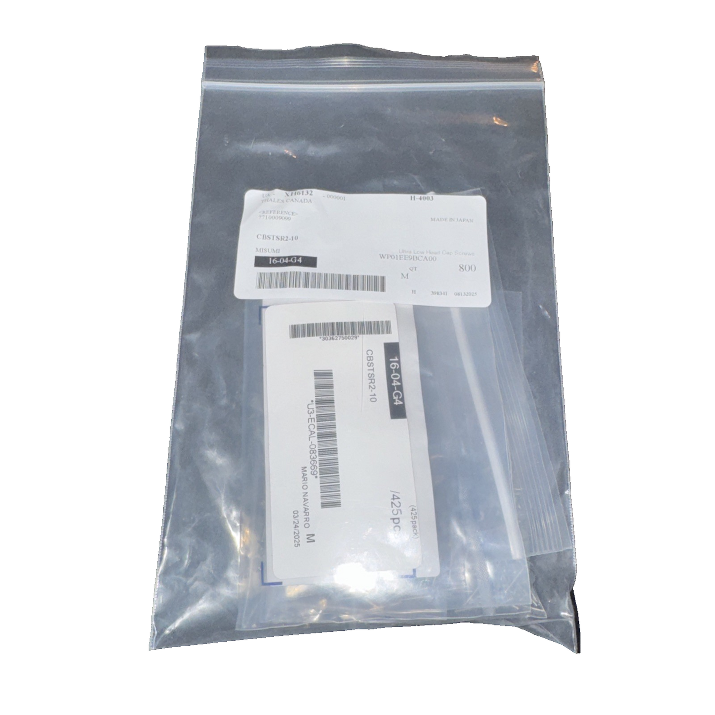CBSTSR-10 Low Profile Screws 800 Pack