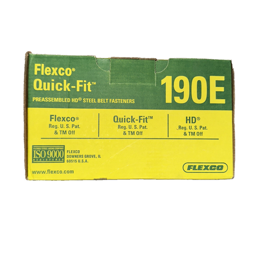 Flexco 190E Conveyor Belt Fasteners, Steel (25 ct)