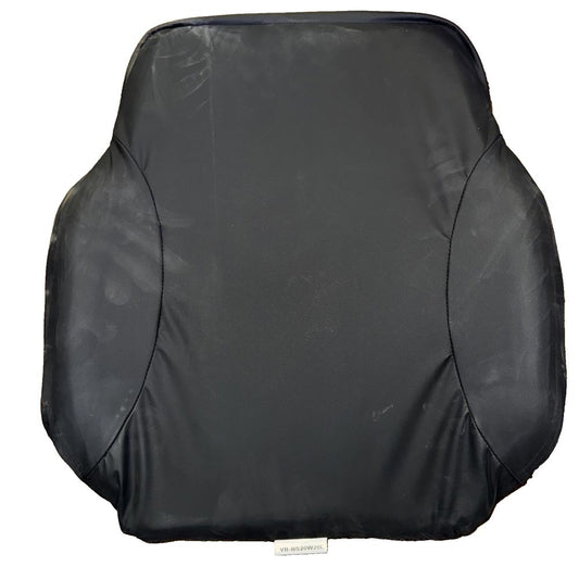 comfort visco back 19" Width 21" Height – a black seat cover for a car