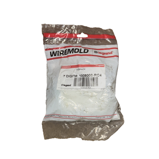 Legrand Wiremold 1008008-RC4 Raceway Networking Subpack Poke Through