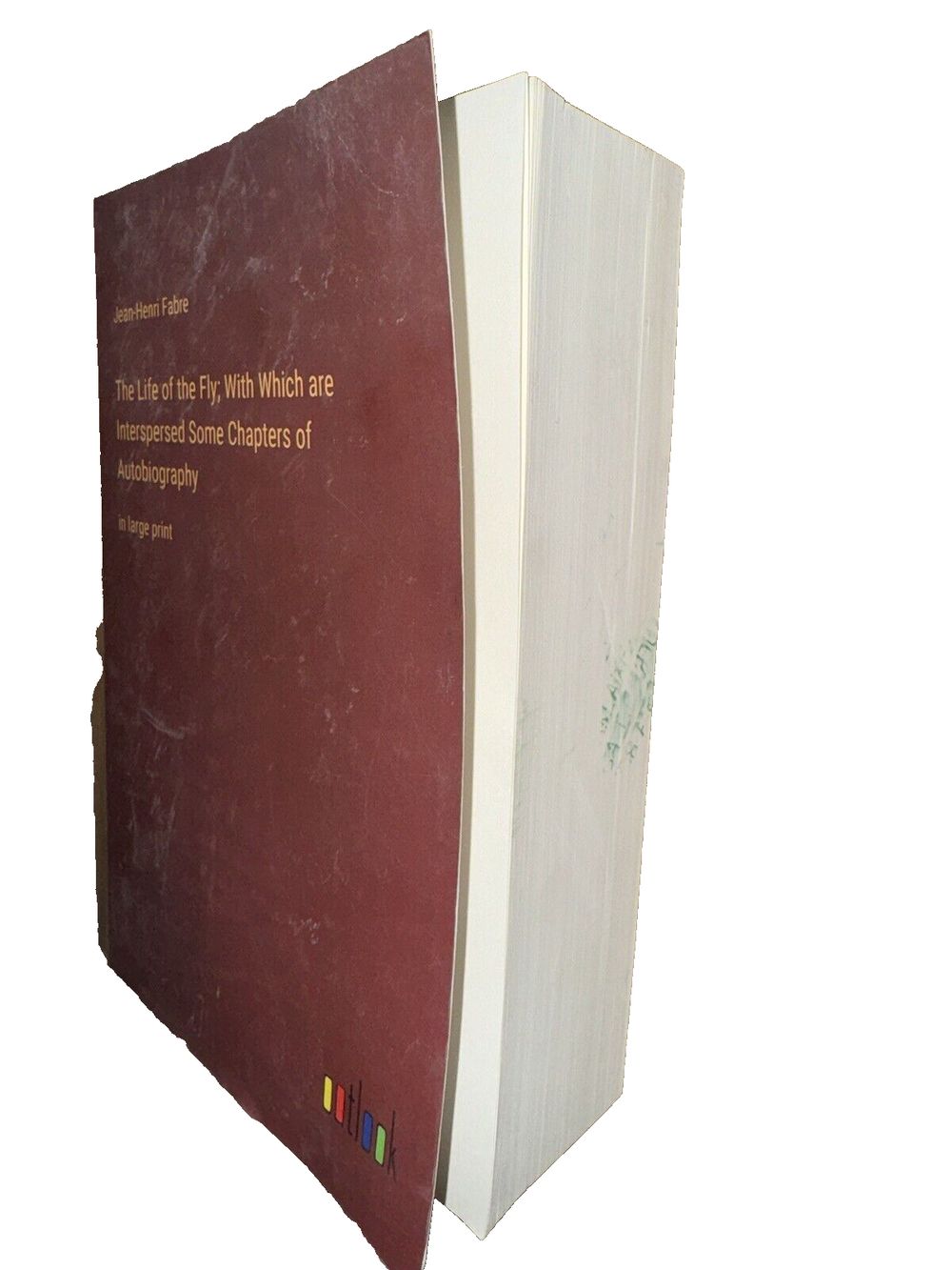 The Life of the Fly; With Which are Interspersed Some Chapters of Autobiography:, DaveyDooDeals – a book with a red cover
