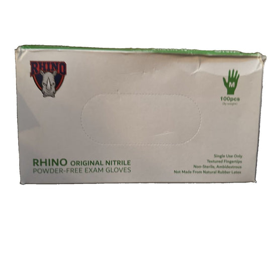 Rhino nitrile powder free Medium gloves 100 Pieces, DaveyDooDeals – rhino nirgin powder powder