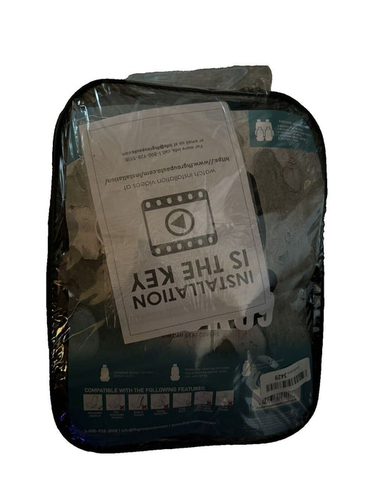 FH Group Full Set Hunting Print Cloth Car Seat Covers - Universal Fit, Low Back – a bag with a sticker on it