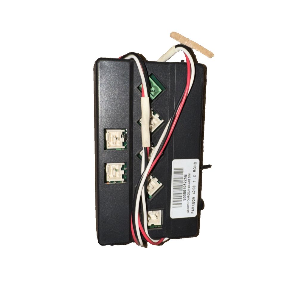 E-Waste Lot 4 Units #3 Misc Parkeon Units/ For Parts/ Scrap – a black battery with a white and red wire