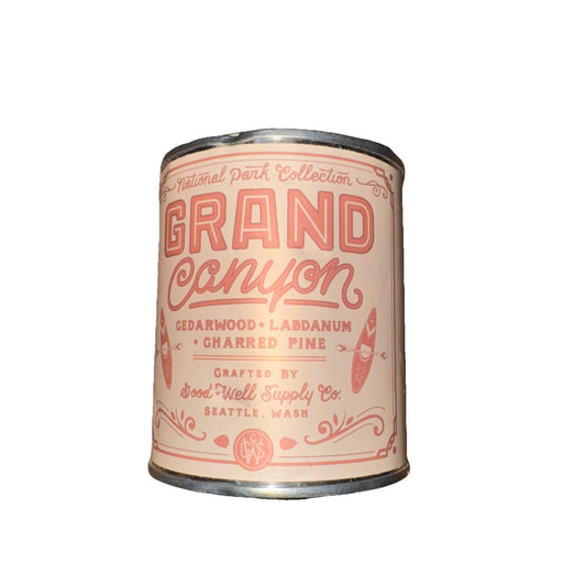 Grand Canyon Cedarwood+lAbdanum Charred Pine Candle 14OZ