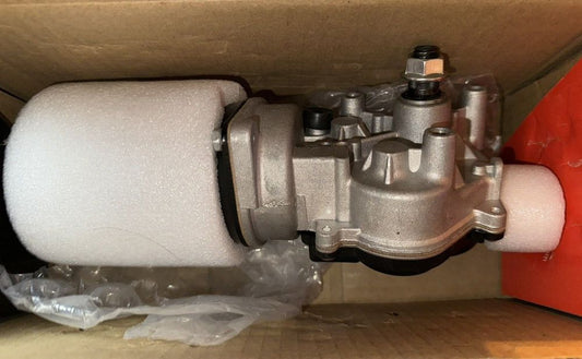 A-Premium Windshield Wiper Motor Front Compatible with Honda Civic 2006-2011 – a box with a white foam and a red box with a white foam