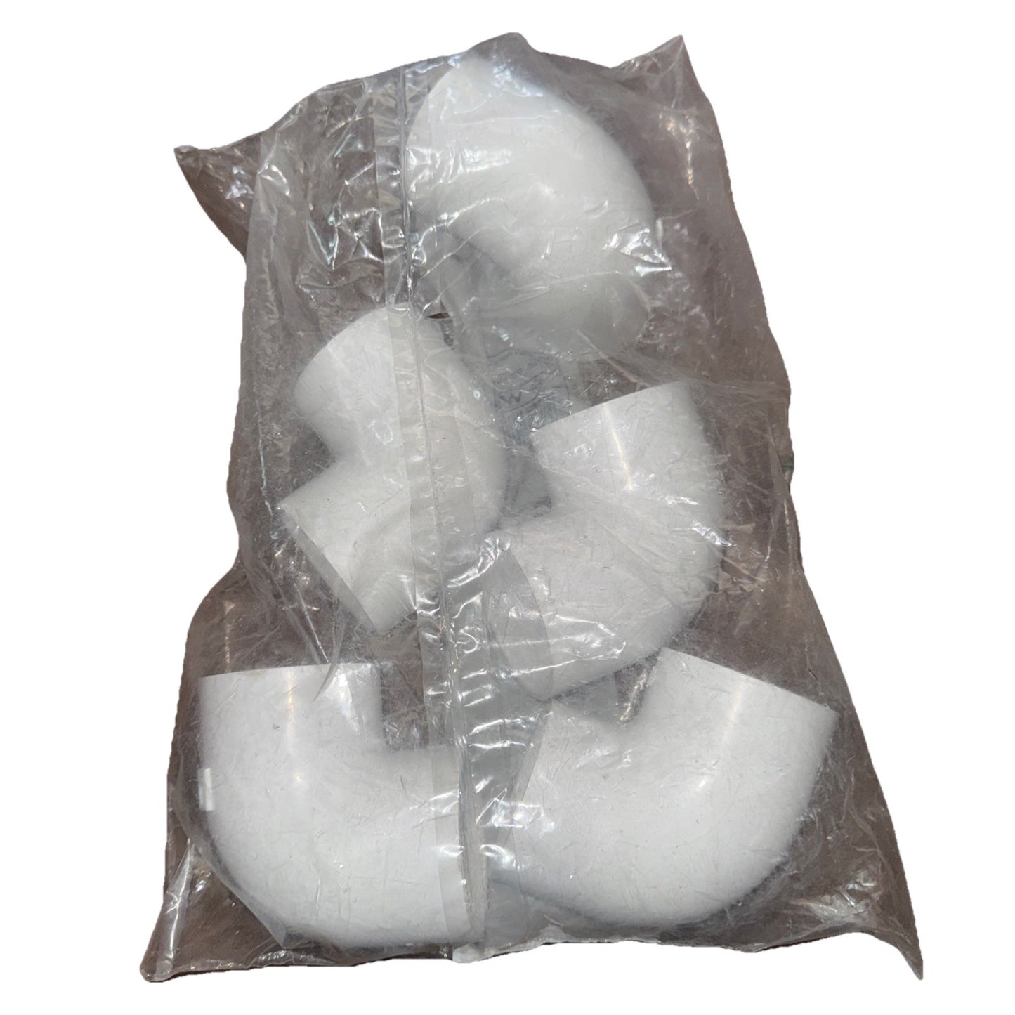 406-020 2" Elbow 90° Slip x Slip Sch 40 PVC Fitting White 5 Pack