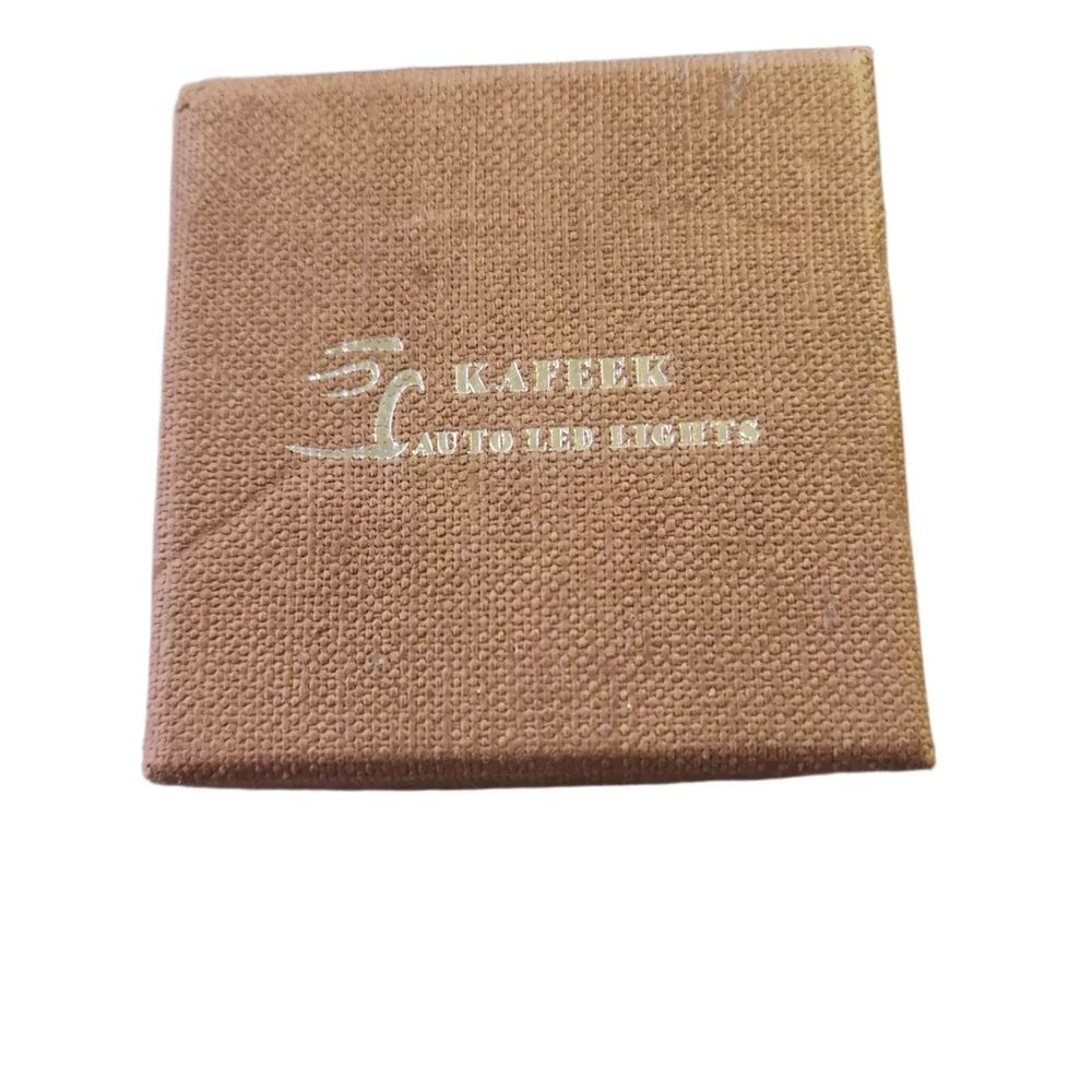 KAFEEK 20x T10 LED Bulbs - Super Bright CAN-Bus Error Free Interior Lights – a brown cloth with a white logo on it