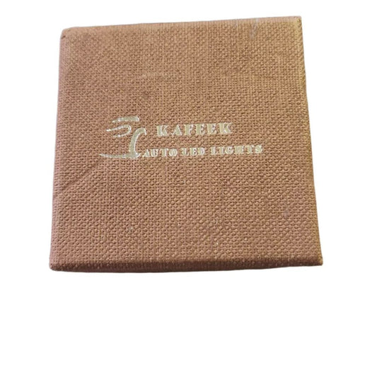 KAFEEK 20x T10 LED Bulbs - Super Bright CAN-Bus Error Free Interior Lights – a brown cloth with a white logo on it