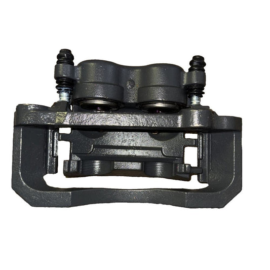 Nugeon 99P17665B Coated Caliper Semi Load – a pair of black metal clamps with a white background