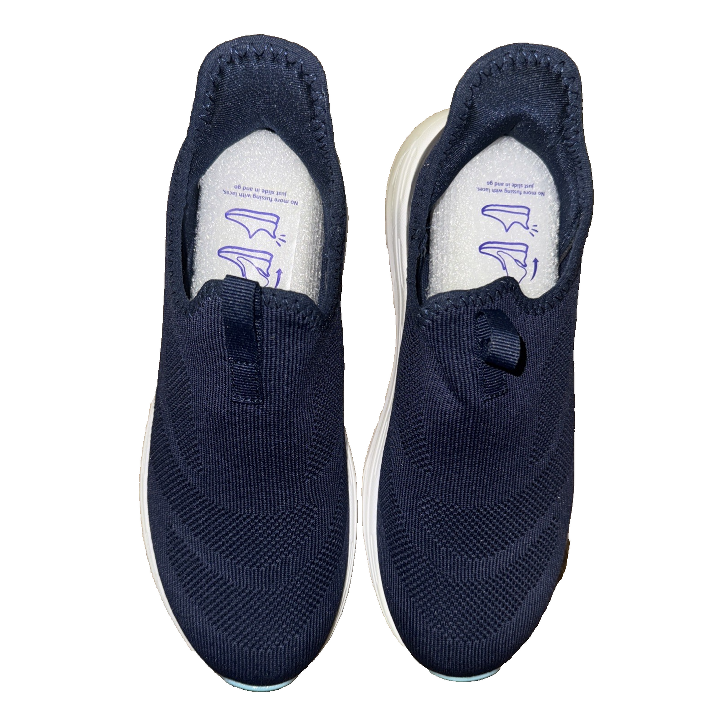 STQ Women’s Slip-On Walking Sneakers – Breathable Mesh, Memory Foam Size 8