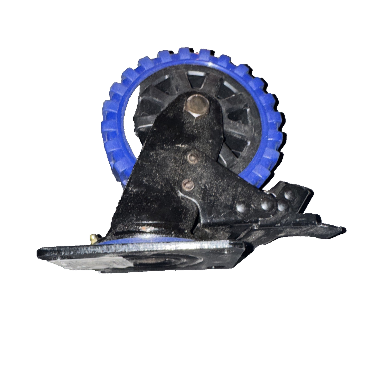 8689 6" Bk/Bl Swivel W/Brake C Shepherd