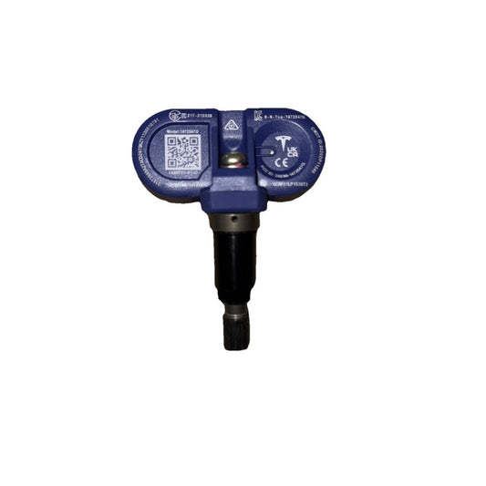 Complete Genuine OEM Tesla Model S X Bluetooth TPMS Tire Pressure Sensor 1472547 – a blue and black water meter