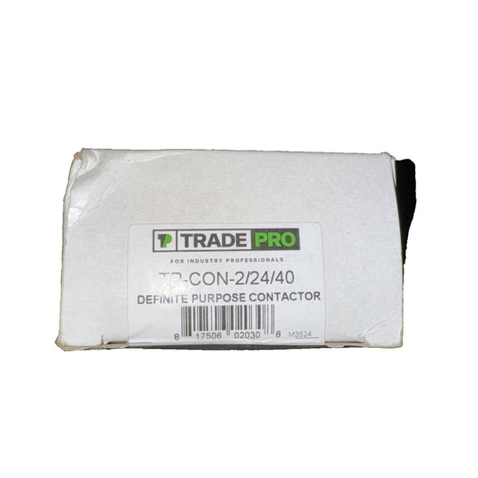 TP-CON-2/24/40 - 2P 24V 40A Contactor w/Lugs & Cover, Trade Pro – trade pro dente depoctor
