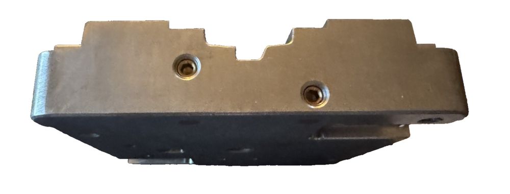 Aluminum Manufacturing Mold M112-001 – High-Quality Industrial Casting Mold, DaveyDooDeals – a brass plate with two holes