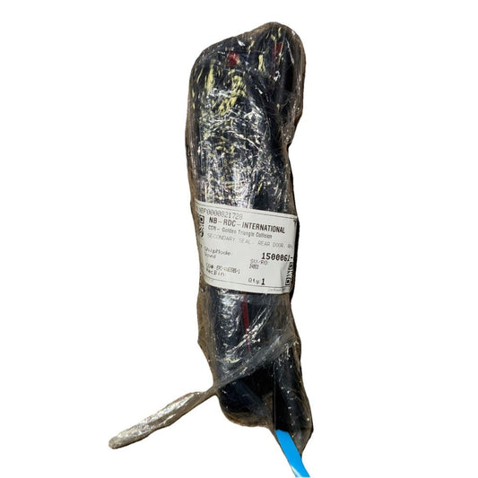1500061-00-B For 20 21 22 Tesla Model Y Rear Right Door Secondary Seals – a black and white paintbrush with a blue handle