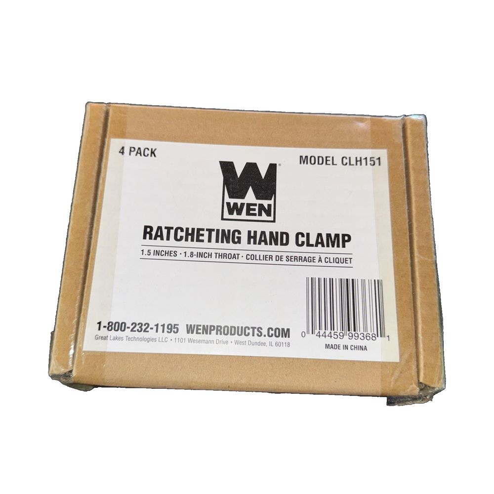 WEN CLH151 Quick-Release Ratcheting Hand Clamps with 1.5-Inch Jaw Opening and 1. – mh racing hand lamp