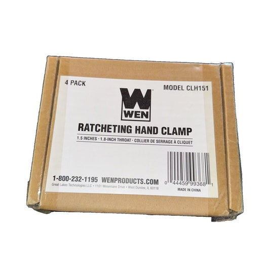 WEN CLH151 Quick-Release Ratcheting Hand Clamps with 1.5-Inch Jaw Opening and 1. – mh racing hand lamp
