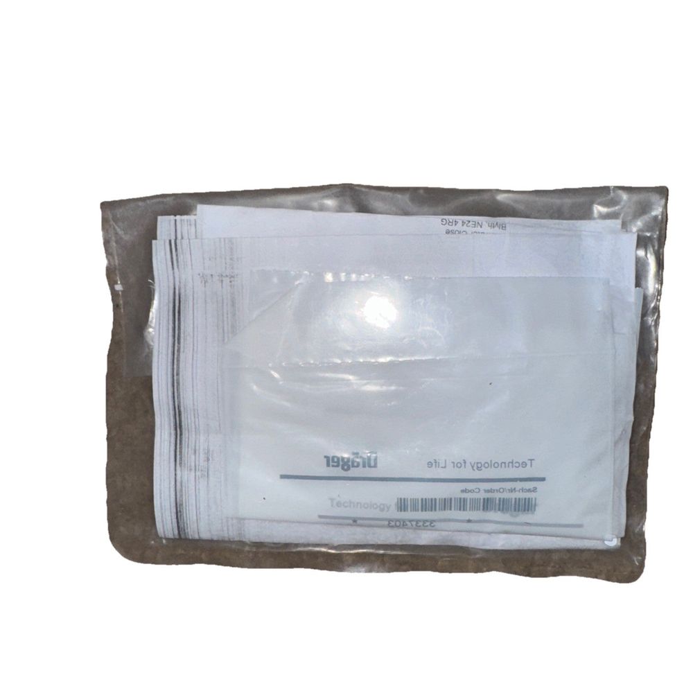 Dräger MP Relief Valve Seal & Washer (20 sets) PN: 3725289, Drager – a pack of white plastic bags with a white background