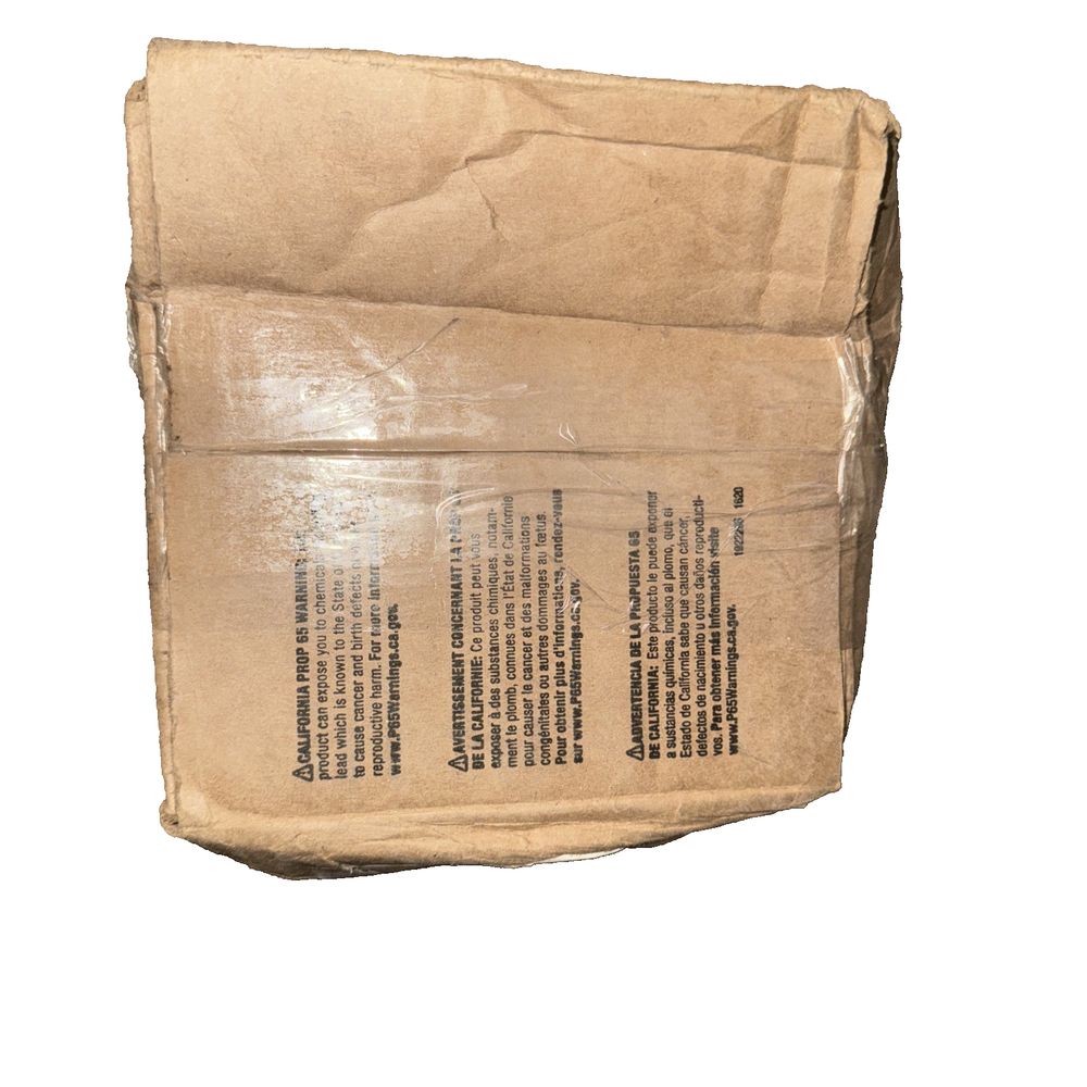 REHAU 499808-001 F1960 LF Brass Adapter, PEX to MPT, 3/4 25 Pack – a brown paper bag with a label on it