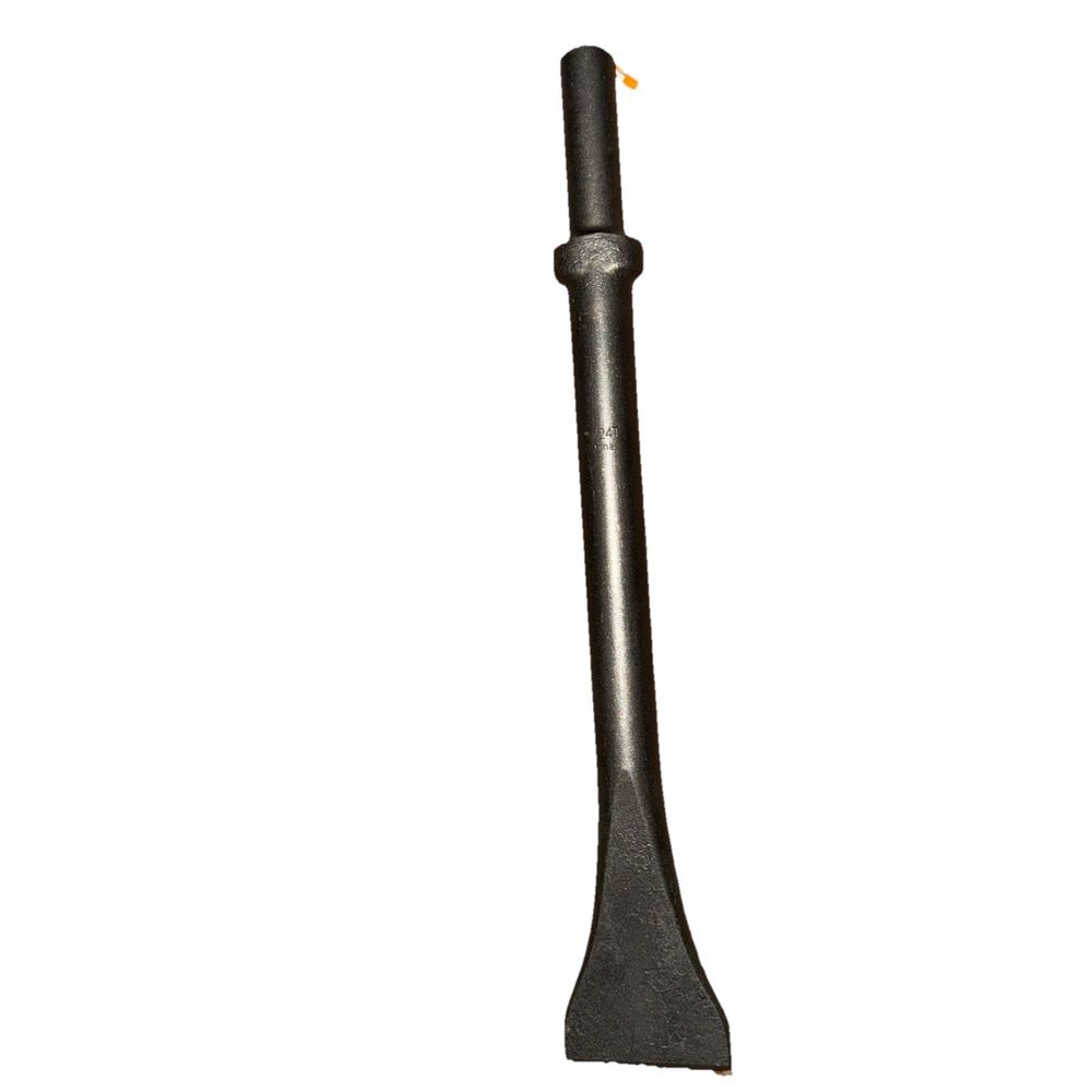 10/24T Air Impact Chisel 12" Long, Unbranded – a black shovel with a handle on it