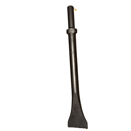 10/24T Air Impact Chisel 12" Long, Unbranded – a black shovel with a handle on it