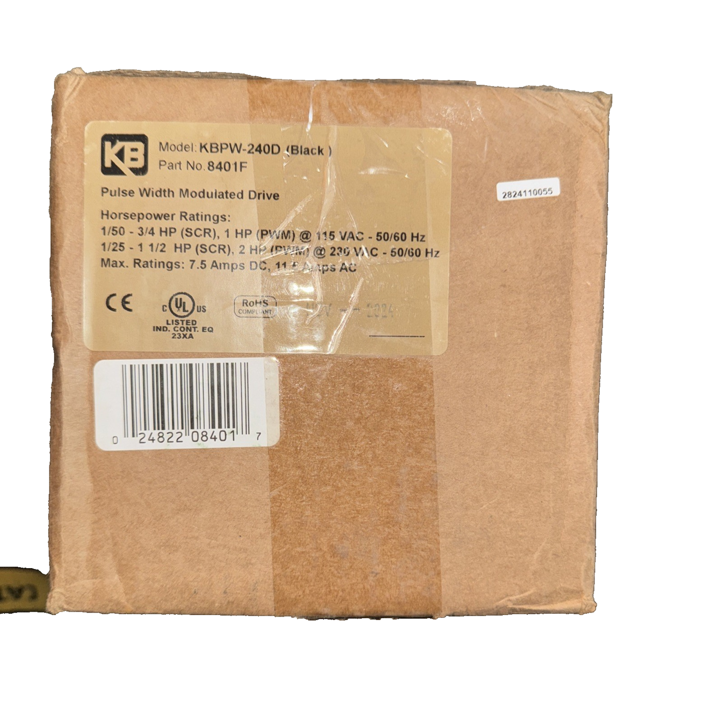KBPW-240D KB Electronics 7.5A NEMA4X PWM 115/230VAC Speed Control 8401