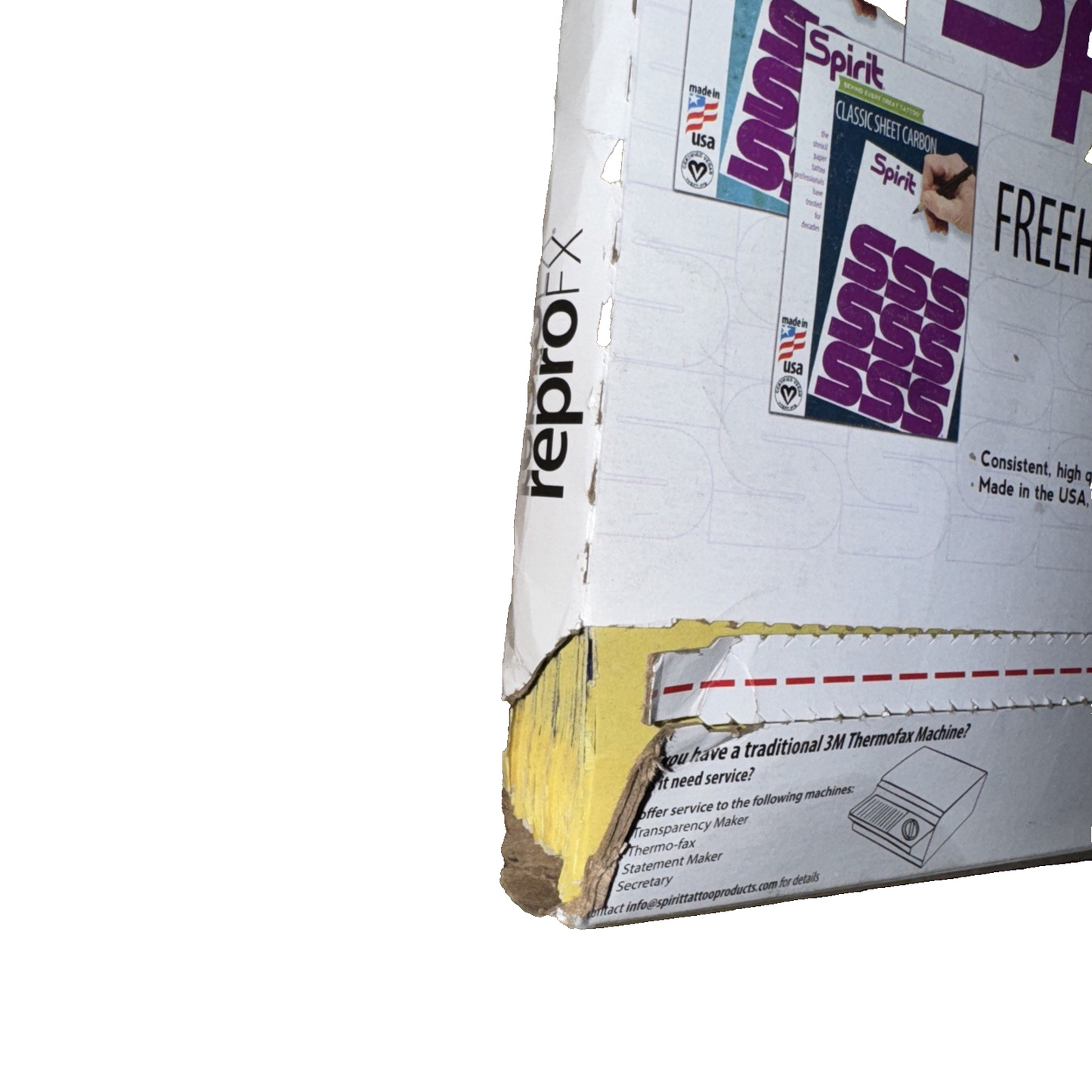 Spirit Classic Thermal Tattoo Transfer Paper - 100 Sheets