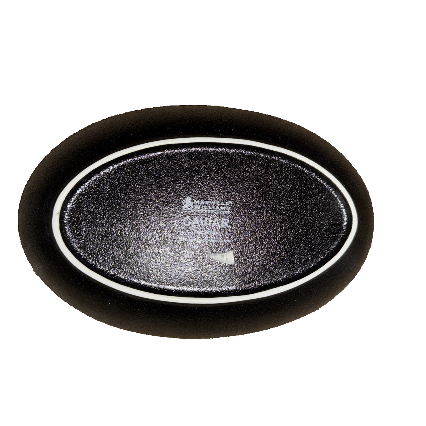 Maxwell & Williams Caviar Black Oval Bowl 20cm
