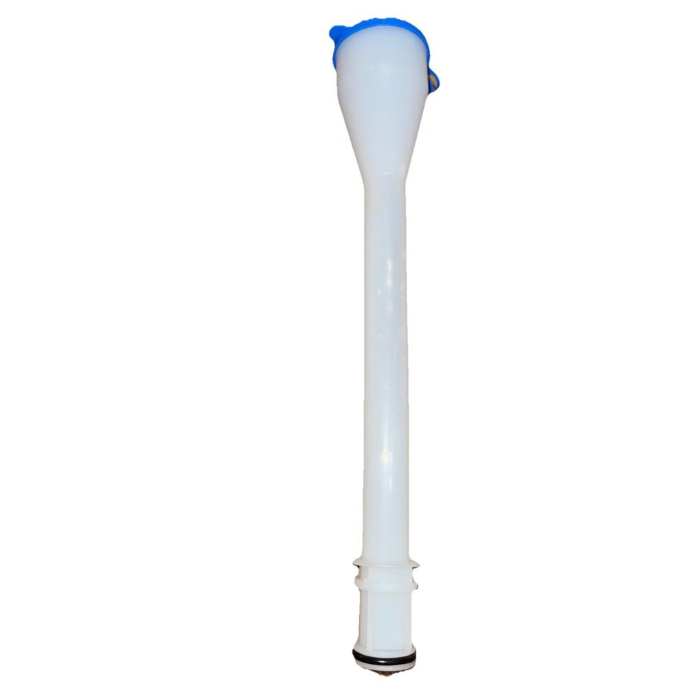 2007-2010 HYUNDAI SANTA FE DORMAN (OE SOLUTIONS) - 603-530 - Washer Fluid Tank – a white plastic pipe with a blue handle