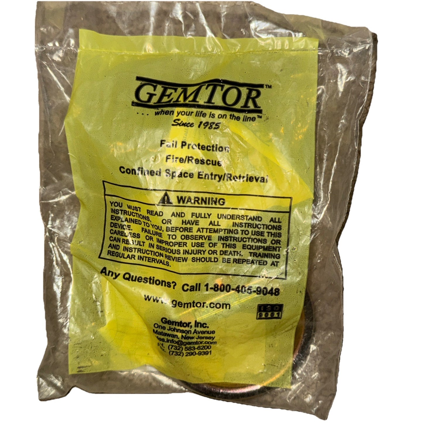 Gemtor Ad-2 Anchor D-Ring W/ 1/2 Mounting Hole