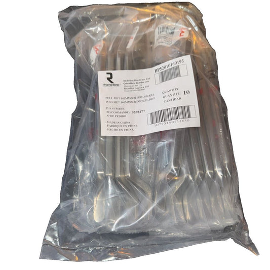 richelieu Modern Metal Pull - 52010 10 Pack – a bag of screws