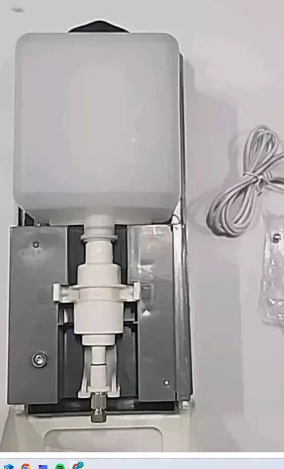 Automatic Hand Foam Soap Sanitizer Dispenser - Touch-Free, Hygienic, No-Touch Fo, Unbranded – a white box with a white light on it